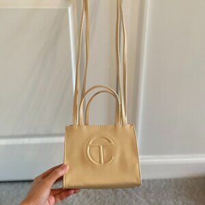 Telfar Bag small cream
